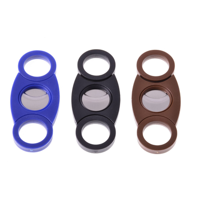 Гильотина для сигар Solingen 2 лезвия пластик синий 4511