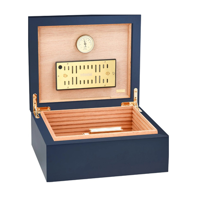 Хьюмидор Adorini Imperial M Deluxe, на 75 сигар, синий 16630