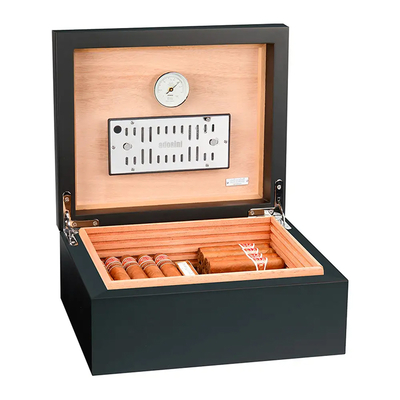 Хьюмидор Adorini Torino M Deluxe на 75 сигар, черный 16152
