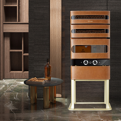 Хьюмидор-холодильник Afidano L3 (Коньячная кожа)