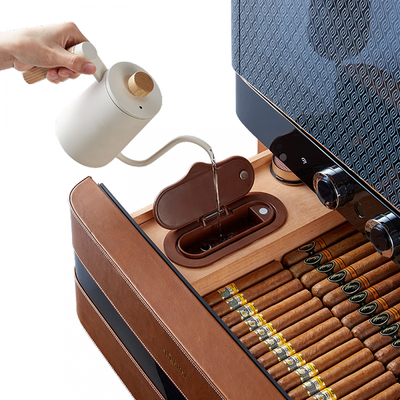 Хьюмидор-холодильник Afidano L6 (Коньячная кожа)