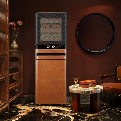 Хьюмидор-холодильник Afidano L8 (Коньячная кожа)