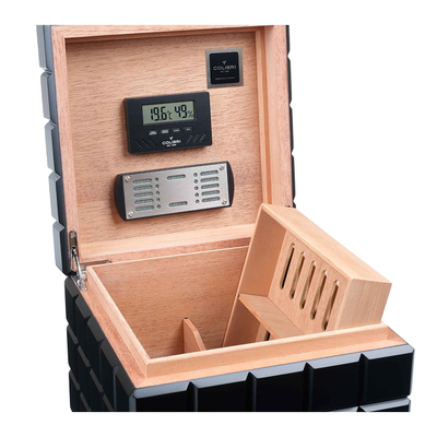 Хьюмидор Colibri Heritage Cube на 60 сигар, Черный лак HU125T1