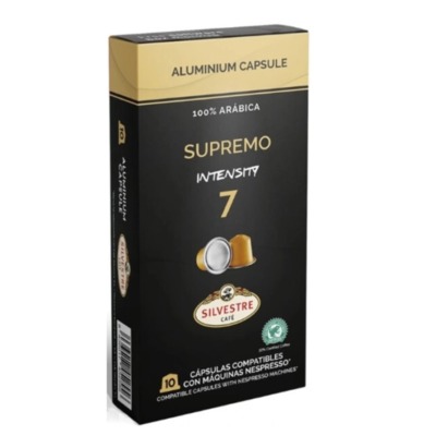 Кофе Silvestre капсулы Supremo, совместимые с кофемашинами Nespresso, 10 шт, Испания