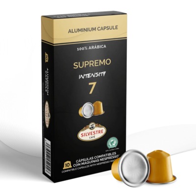 Кофе Silvestre капсулы Supremo, совместимые с кофемашинами Nespresso, 10 шт, Испания