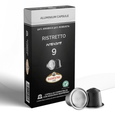 Кофе Silvestre капсулы Ristretto, совместимые с кофемашинами Nespresso , 10 шт, Испания.