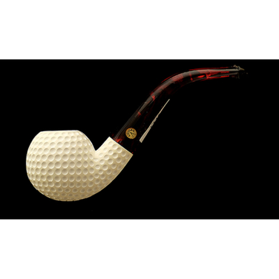 Курительная трубка Altinay Meerschaum Carved Bent Apple Golf, без фильтра