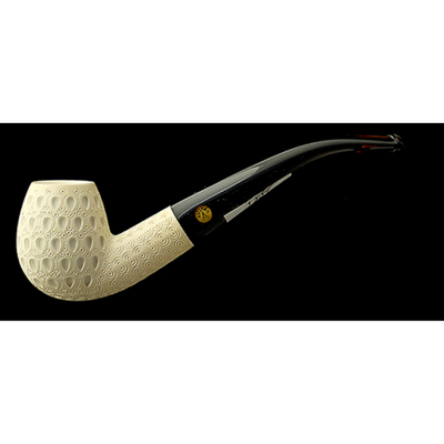 Курительная трубка Altinay Meerschaum Carved Bent Egg, без фильтра