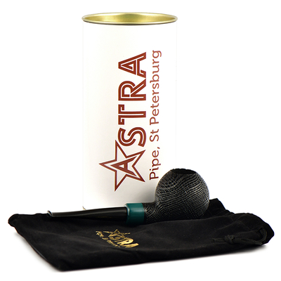 Курительная трубка Astra Comet 225 - Morta Apple Black Blast, без фильтра