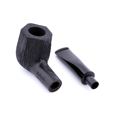 Курительная трубка Barontini Raffaello Pettinata Black 123 9 мм, Raffaello-123