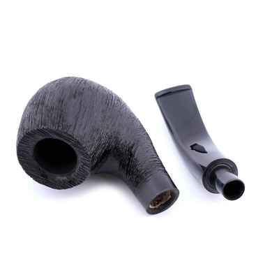 Курительная трубка Barontini Raffaello Pettinata Black 117 9 мм, Raffaello-117