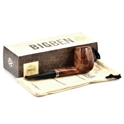 Курительная трубка Big Ben Pipe Tan Polish Acrylic Stem (2024), 9 мм