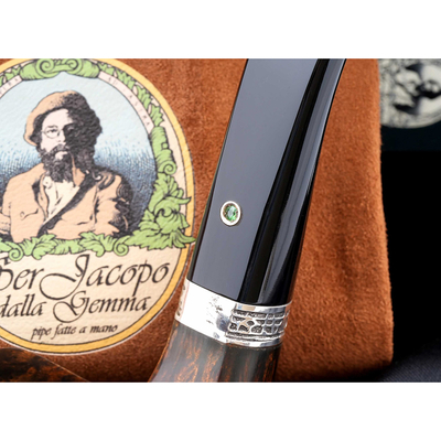 Курительная трубка Года SER JACOPO DOMINA 2001 SMERALDO в шкатулке, 9 мм S937-1