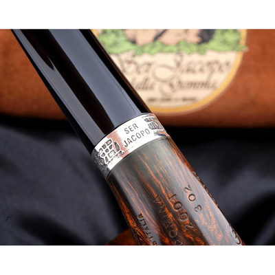 Курительная трубка Года SER JACOPO DOMINA 2001 SMERALDO в шкатулке, 9 мм S937-1