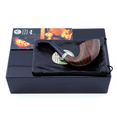 Курительная трубка Года SER JACOPO DOMINA 2001 SMERALDO в шкатулке, 9 мм S937-1