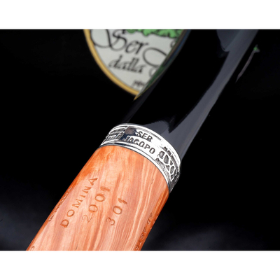 Курительная трубка Года SER JACOPO DOMINA 2001 SMERALDO в шкатулке, 9 мм S937-2