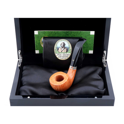 Курительная трубка Года SER JACOPO DOMINA 2001 SMERALDO в шкатулке, 9 мм S937-2