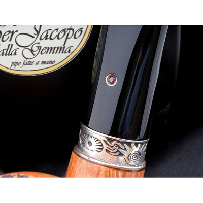 Курительная трубка Года SER JACOPO DOMINA 2007 RUBINO в шкатулке, 9 мм S0521