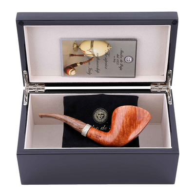 Курительная трубка Mastro de Paja Elite 2025 Unica в шкатулке, 9 мм M428