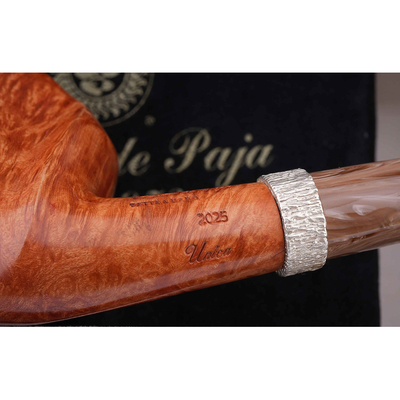 Курительная трубка Mastro de Paja Elite 2025 Unica в шкатулке, 9 мм M428