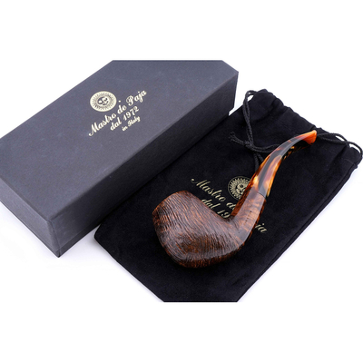 Курительная трубка Mastro de Paja Pettinata Classica, без фильтра M121-3