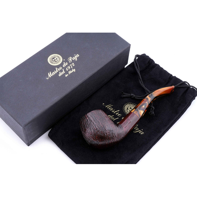 Курительная трубка Mastro de Paja Pettinata Classica, без фильтра M121-5