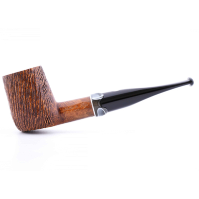 Курительная трубка Mastro de Paja Pettinata Classica с цветным кольцом, без фильтра M451-9