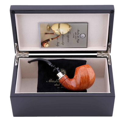 Курительная трубка Mastro de Paja Unica Юбилейная 45 лет компании в шкатулке, 9 мм M137