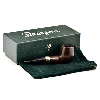 Курительная трубка Peterson 160th Anniversary - Dark Smooth - pat. OB P-Lip, без фильтра