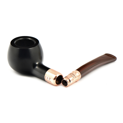 Курительная трубка Peterson Christmas Pipe 2024 Ebony 406, без фильтра