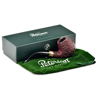 Курительная трубка Peterson Christmas Pipe 2025 Rustic 68 P-Lip, без фильтра