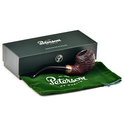 Курительная трубка Peterson Christmas Pipe 2025 Rustic 999 P-Lip, без фильтра