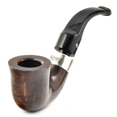 Курительная трубка Peterson De Luxe System Dark Smooth 5s P-Lip, без фильтра