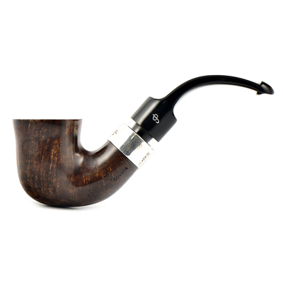 Курительная трубка Peterson De Luxe System Dark Smooth 5s P-Lip, без фильтра