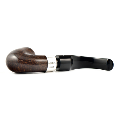 Курительная трубка Peterson De Luxe System Dark Smooth 8s P-Lip, без фильтра