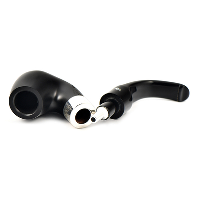 Курительная трубка Peterson De Luxe System Ebony 12.5 P_Lip , без фильтра