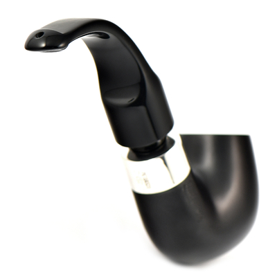 Курительная трубка Peterson De Luxe System Ebony 12.5 P_Lip , без фильтра