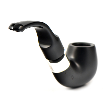 Курительная трубка Peterson De Luxe System Ebony 12.5 P_Lip, 9 мм