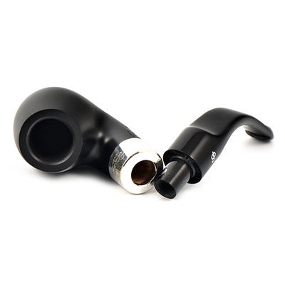 Курительная трубка Peterson De Luxe System Ebony 20s P-Lip, 9 мм