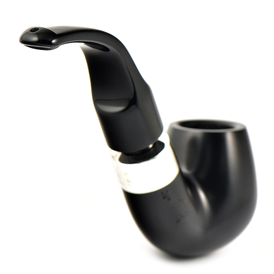 Курительная трубка Peterson De Luxe System Ebony 20s P-Lip, без фильтра