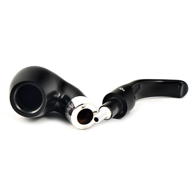 Курительная трубка Peterson De Luxe System Ebony 20s P-Lip, без фильтра