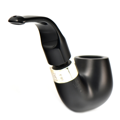 Курительная трубка Peterson De Luxe System Ebony 4s P-Lip, без фильтра