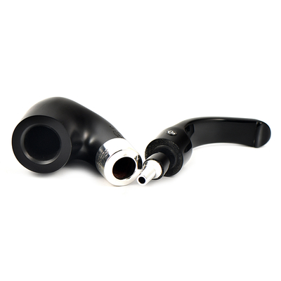 Курительная трубка Peterson De Luxe System Ebony 8s P-Lip, без фильтра