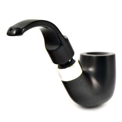 Курительная трубка Peterson De Luxe System Ebony 8s P-Lip, без фильтра