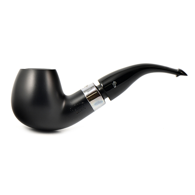 Курительная трубка Peterson De Luxe System Ebony B42 P-Lip, без фильтра
