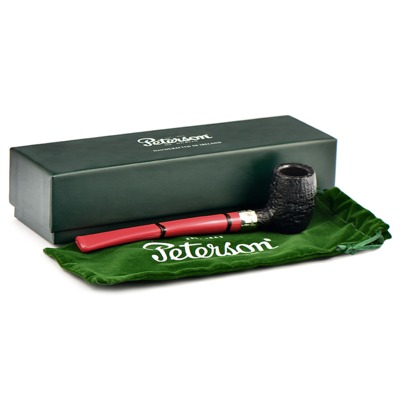 Курительная трубка Peterson Halloween 2024 Dracula SandBlast Barrel, без фильтра