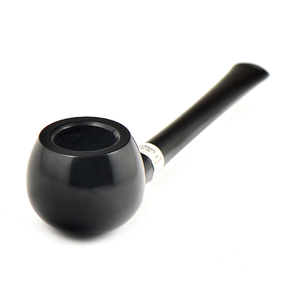 Курительная трубка Peterson Junior Ebony - Silver Mounted - Prince, без фильтра
