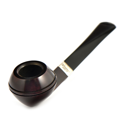 Курительная трубка Peterson Junior Heritage - Silver Mounted Straight Buldog, без фильтра