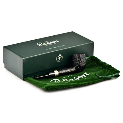 Курительная трубка Peterson Junior SandBlast - Silver Mounted Lovat, без фильтра