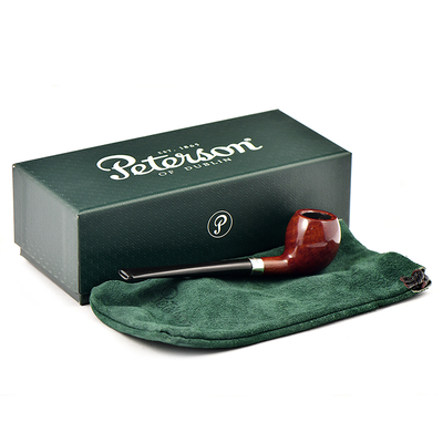 Курительная трубка Peterson Junior Terracotta - Silver Mounted Acorn, без фильтра